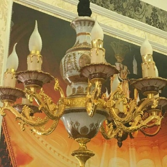 Đèn chùm đồng nến 811RTSGN